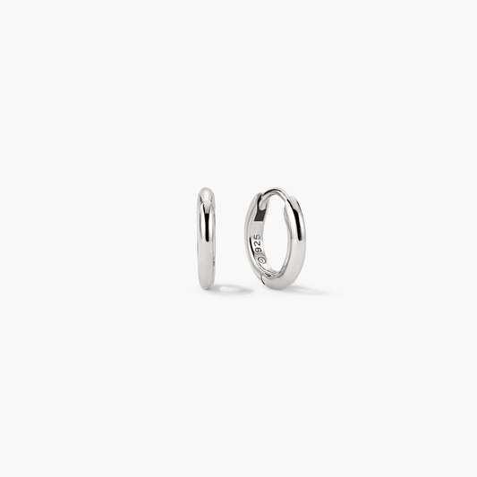 Tube Small Huggie Hoops