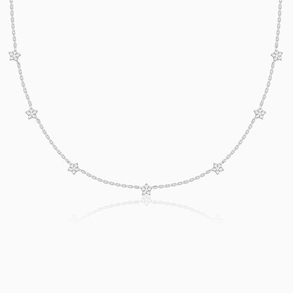 Silver Star Constellation Necklace