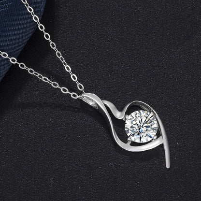 Water Drop Shaped Pendant Necklaces