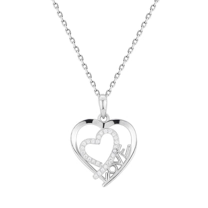 925 Silver Heart-Shape Necklace