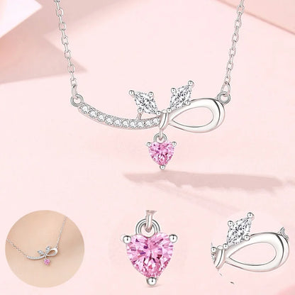 925 Silver Smile Bow Necklace