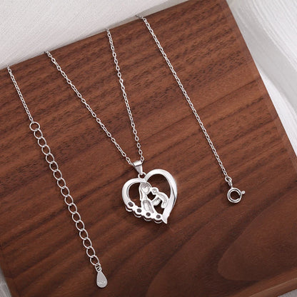 925 Sterling Silver Heart Shaped Pendant