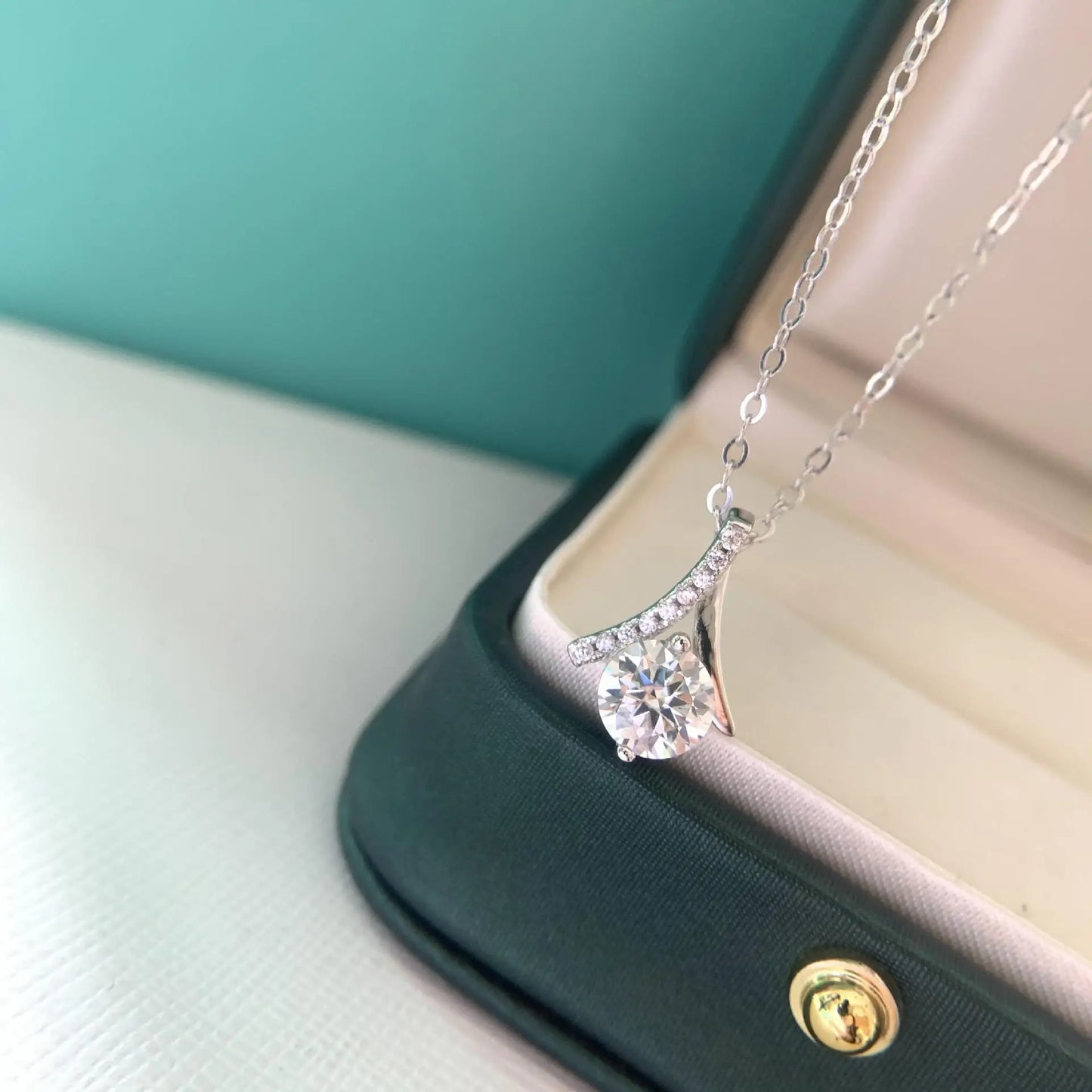 925 Sterling Silver Herringbone Necklace