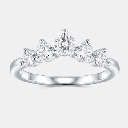925 Silver with Prong-Setting Ring