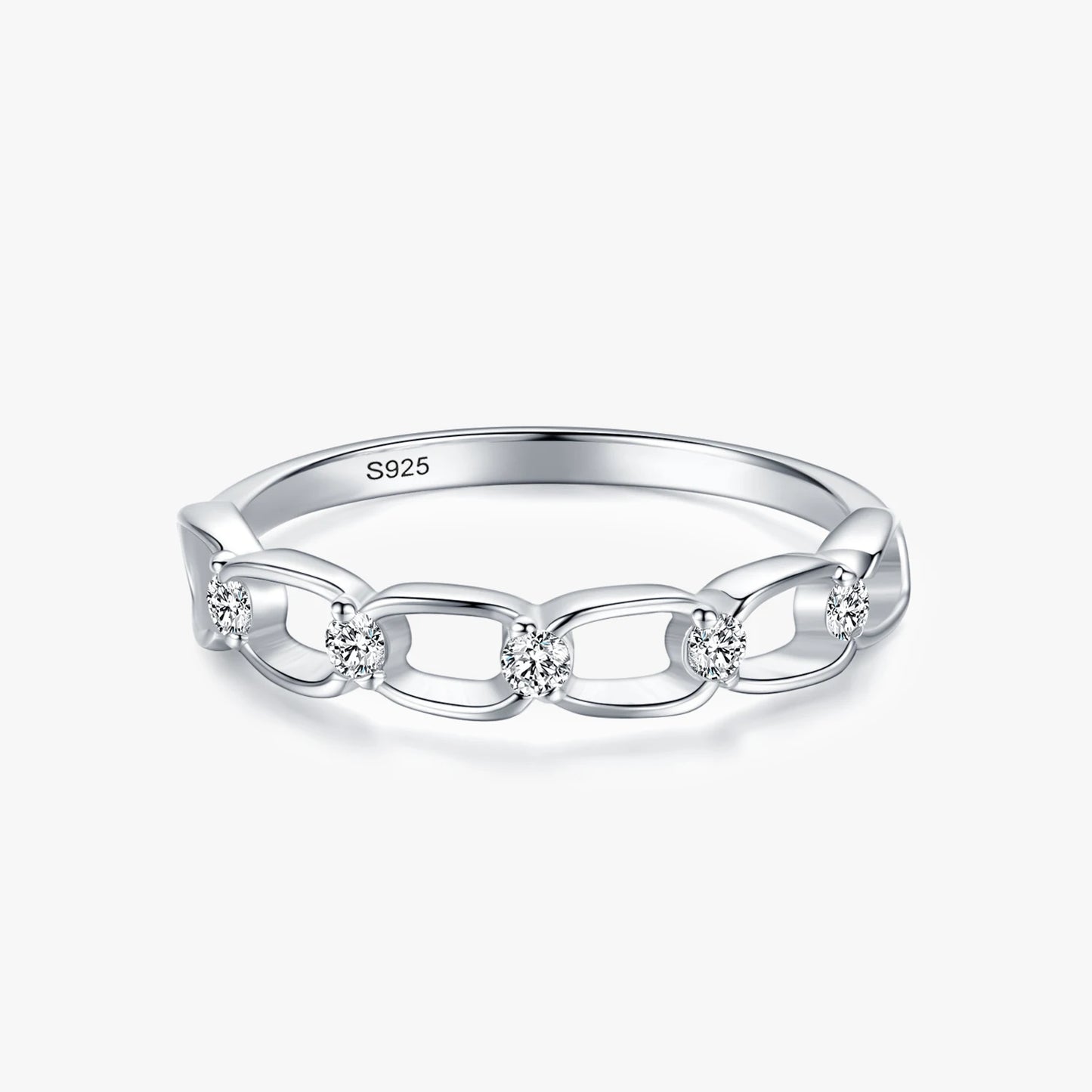 925 Sterling Silver Simple Stackable Female Rings