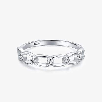 925 Sterling Silver Simple Stackable Female Rings
