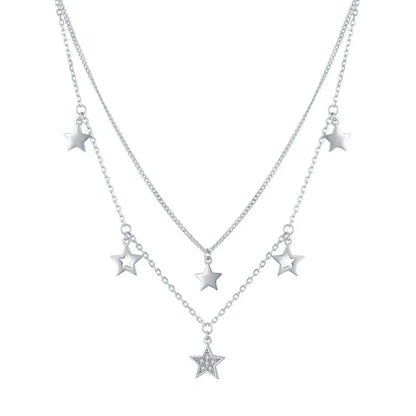 925 Sterling Silver Layered Necklaces