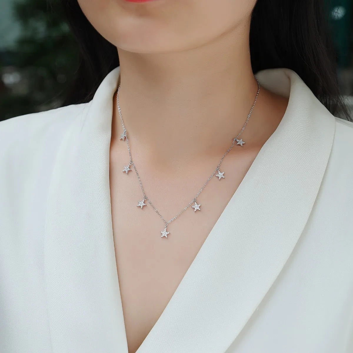 925 Sterling Silver Star Charm Pendant