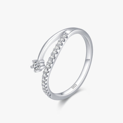 925 Sterling Silver Personality CZ Rings for Women