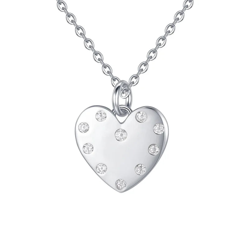 925 Heart shaped Pendant Necklace