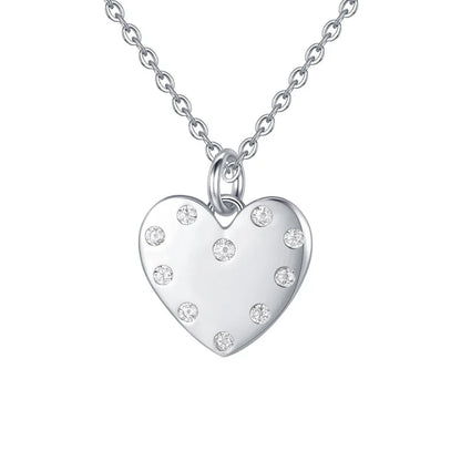 925 Heart shaped Pendant Necklace