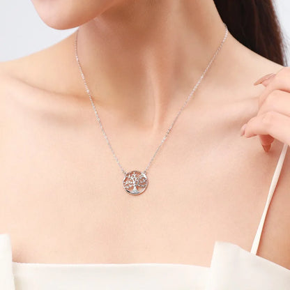 925 Sterling Silver Tree of Life Pendant Necklace