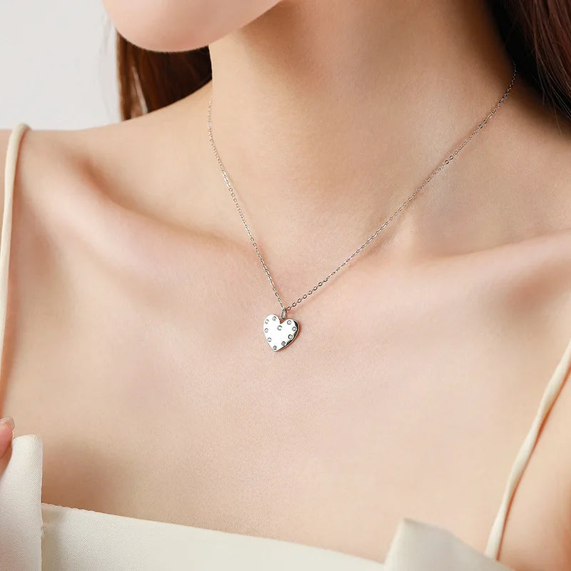 925 Heart shaped Pendant Necklace