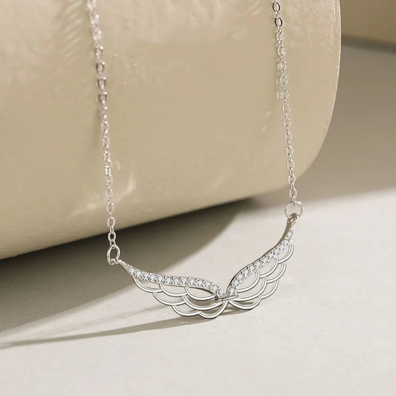 925 Angel Wing Shaped Necklace