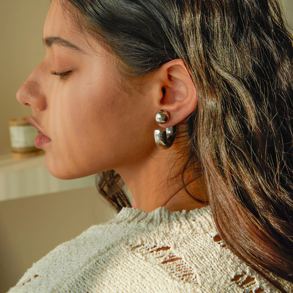 CC Shape Earrings - Kimiko