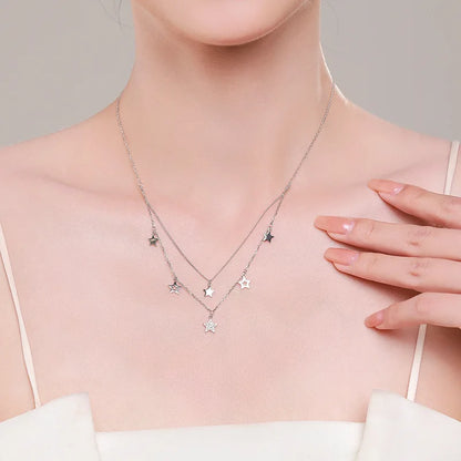 925 Sterling Silver Layered Necklaces