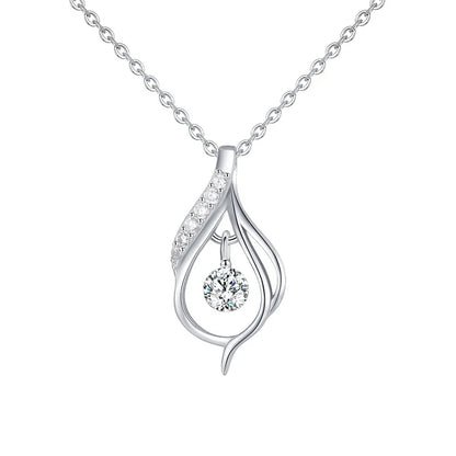 925 Elegant Shaped Pendant Necklace