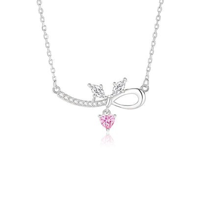 925 Silver Smile Bow Necklace