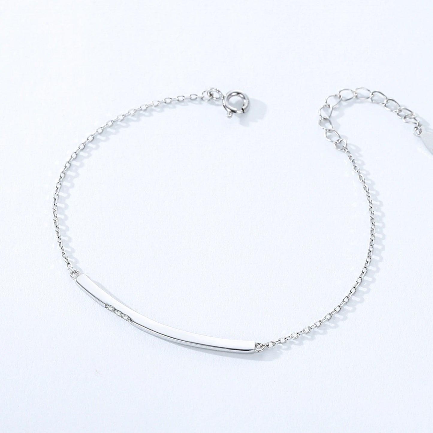 925 Sterling Silver Geometric Design Bracelet