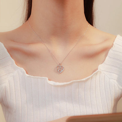 925 Sterling Silver Heart Shaped Pendant