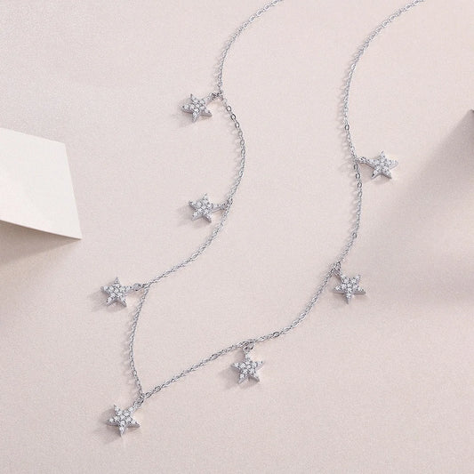 925 Sterling Silver Star Charm Pendant