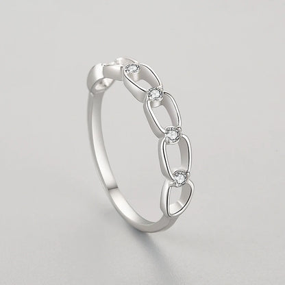 925 Sterling Silver Simple Stackable Female Rings