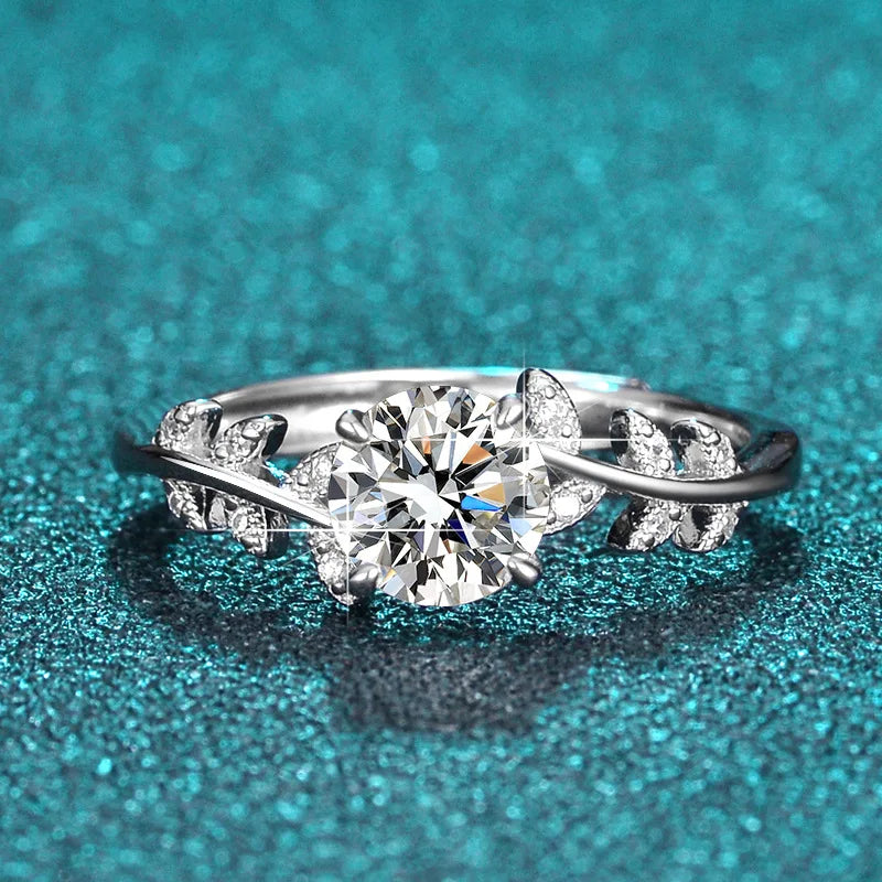 S925 Sterling Silver Laurel Ring