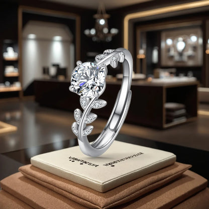 S925 Sterling Silver Laurel Ring