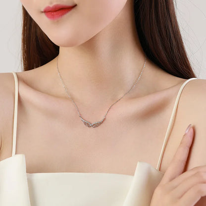 925 Angel Wing Shaped Necklace