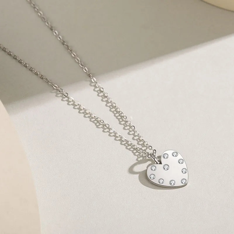 925 Heart shaped Pendant Necklace