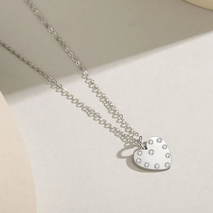 925 Heart shaped Pendant Necklace