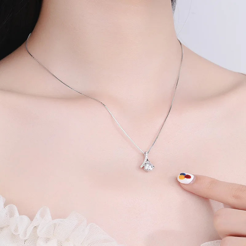 925 Sterling Silver Herringbone Necklace