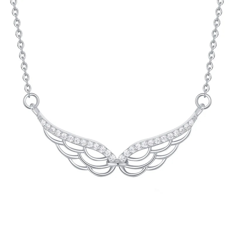 925 Angel Wing Shaped Necklace