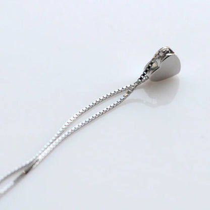 925 Sterling Silver Mini Heart Pendant Necklace