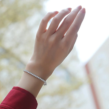 925 Sterling Silver Tennis Bracelet