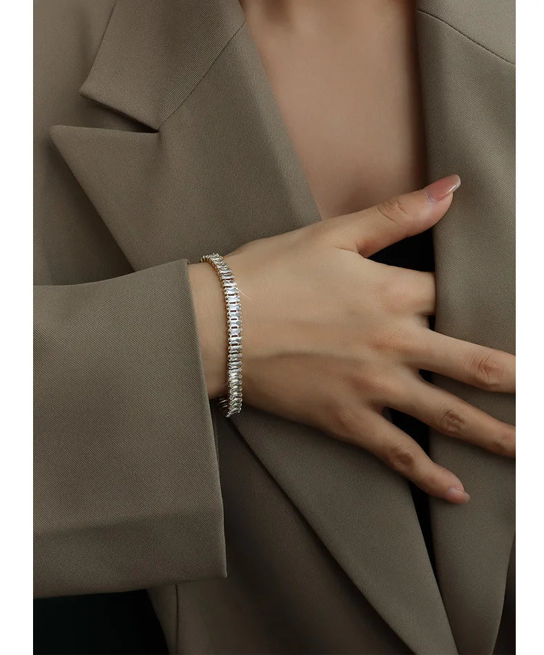 Tennis Shiny Cubic Zirconia Bracelet
