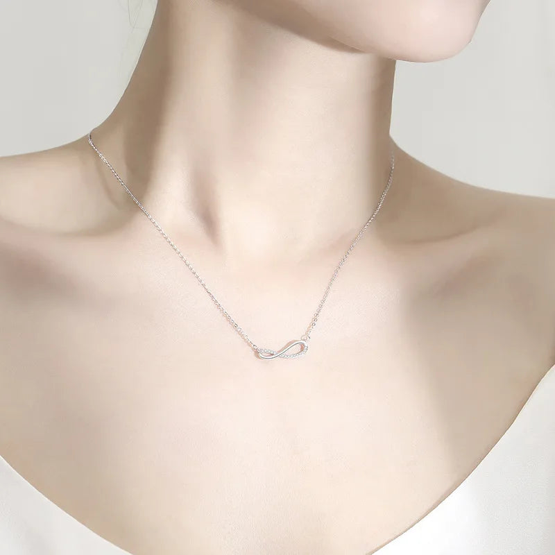 S925 Silver 'Unlimited Love' Necklace