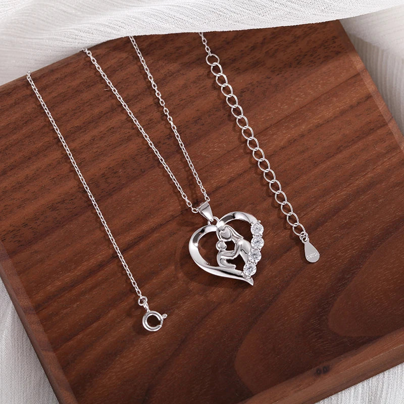 925 Sterling Silver Heart Shaped Pendant