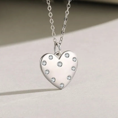 925 Heart shaped Pendant Necklace