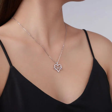 Heart Pendant Necklace - Kimiko