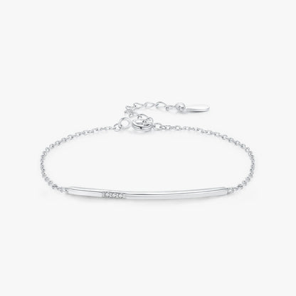 925 Sterling Silver Geometric Design Bracelet