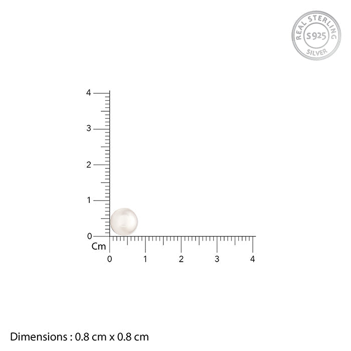 Silver Redefined Stud For Men