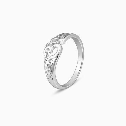 Silver Om Aura Ring For Him
