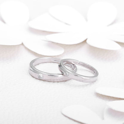 Silver Forever Couple Bands